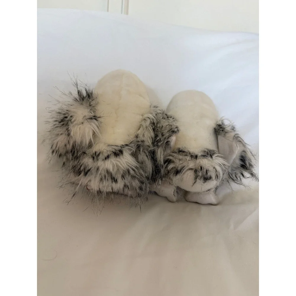 Douglas Cuddle Toys Snowy Owl Plush Stuffed Animal Pair White 8 Inch Realistic